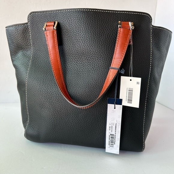 Dooney & Bourke NWT Black Leather Large Satchel - Picture 2 of 12
